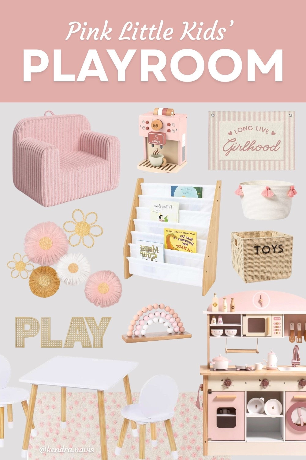 Pink Little Kids’ Playroom

kids’ playroom, toddler playroom, toddler bedroom, kids decor, Target kids finds, Wayfair finds, Amazon finds, girls’ playroom, Montessori playroom, play kitchen, kids’ table, kid’s bookshelf, toy storage, toy room, baby nursery decor ideas, toddler room decor, home decor finds, pink kids’ decor, neutral decor, aesthetic home decor, trendy kids’ room, princess room, pink wall art, wood toys, pink toys

#LTKKids #LTKHome #LTKBaby