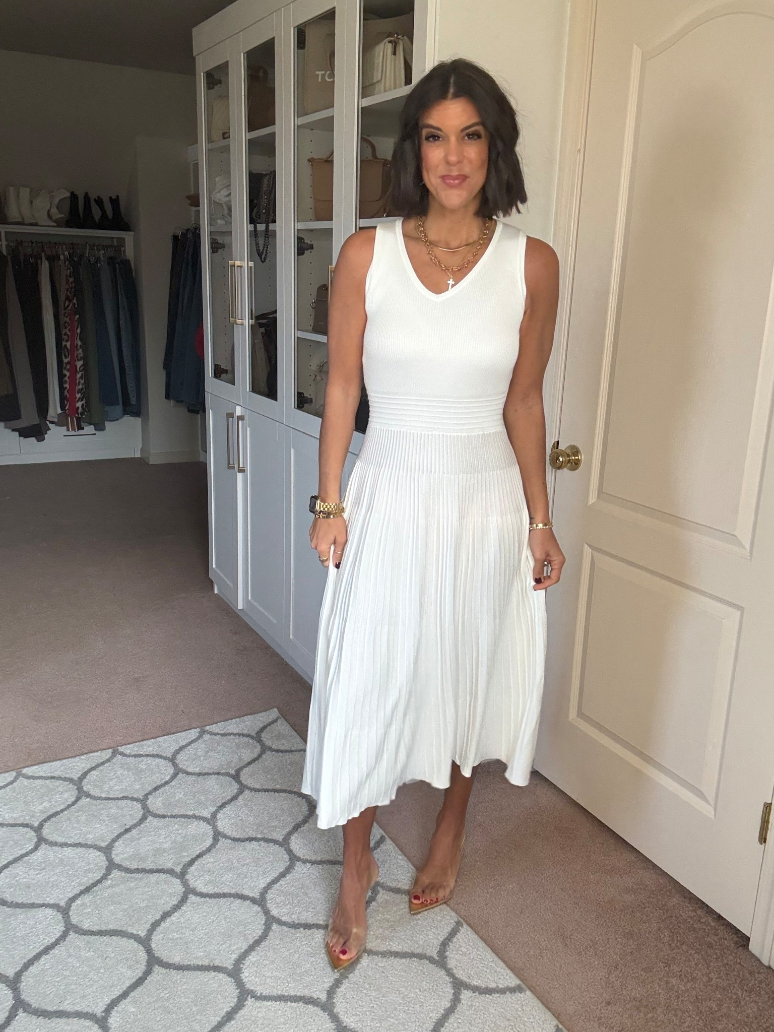 Size small in dress Heels tts

#LTKFindsUnder100 #LTKSeasonal