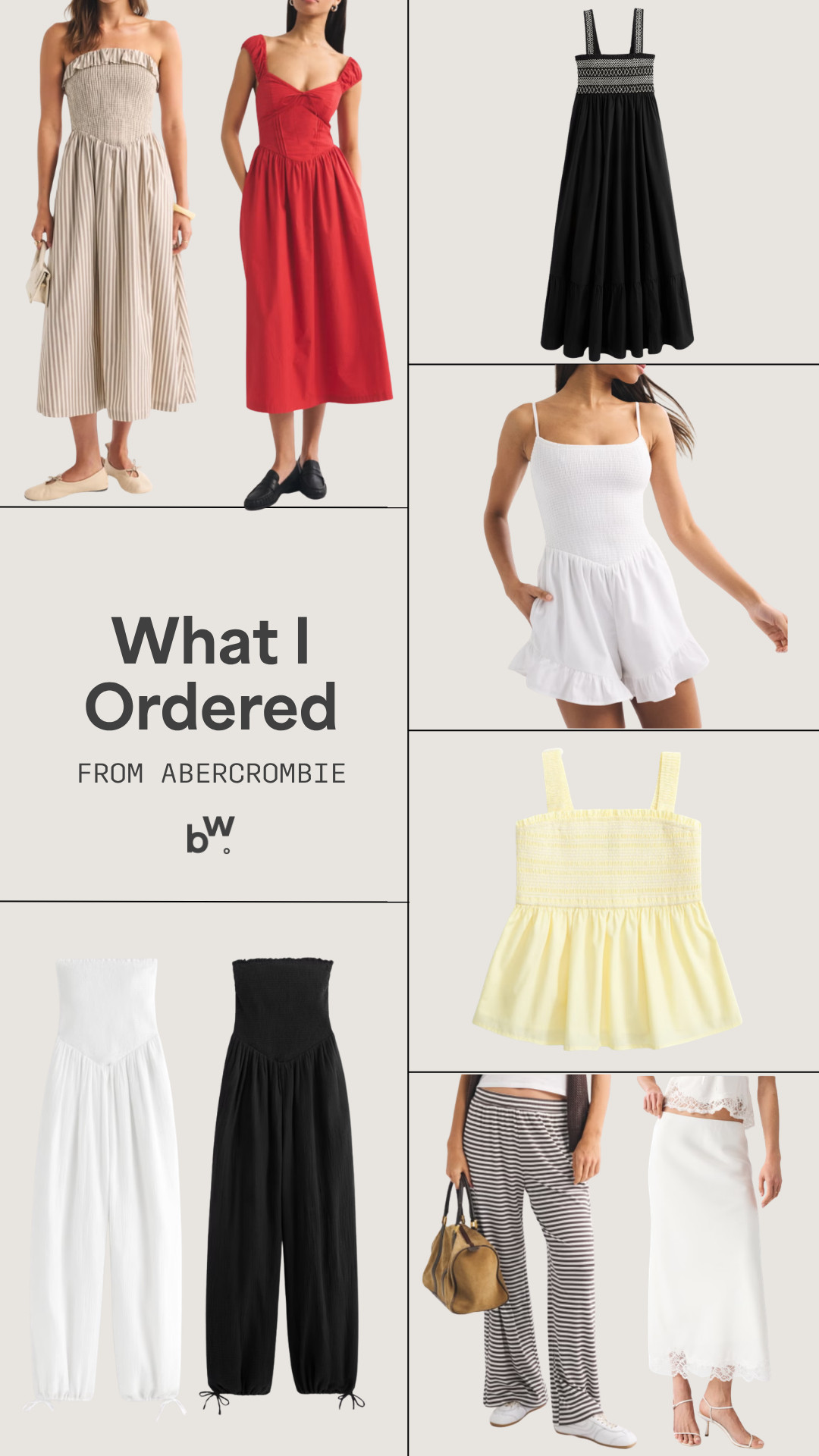 What I ordered from Abercrombie as a midsize mama!
-
-
-
midsize fashion, spring outfits, spring dresses, summer outfits, midsize summer outfits, midsize dresses, casual summer outfits, spring tops, jumpsuits 

 #LTKootd #LTKSeasonal #LTKMidsize