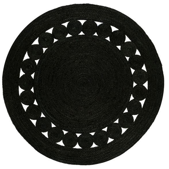 Noemi Solid Woven Round Rug - Safavieh | Target