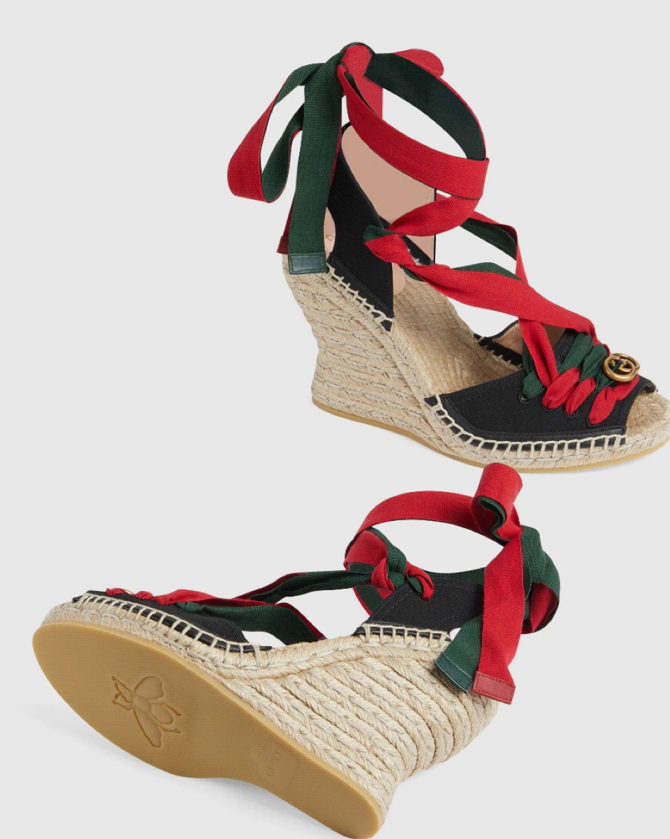 #gucci #gucciwedge #gucciespadrille #guccisandals #summer #spring #resort #vacationvibes #strappywedges #luxury #designer

#LTKstyletip #LTKshoecrush #LTKGiftGuide
