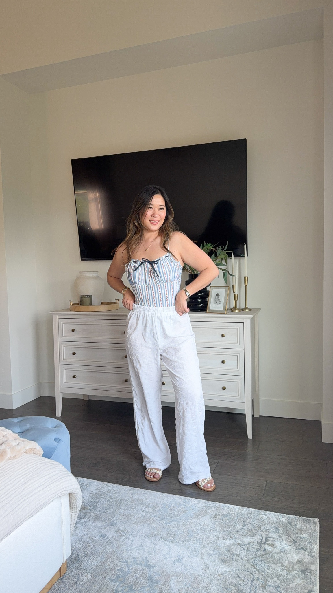 Walmart swim and coverup //vacation resort wear
Swimsuit: Medium
Coverup Pants: Small

#LTKootd #LTKSeasonal #LTKSwim
