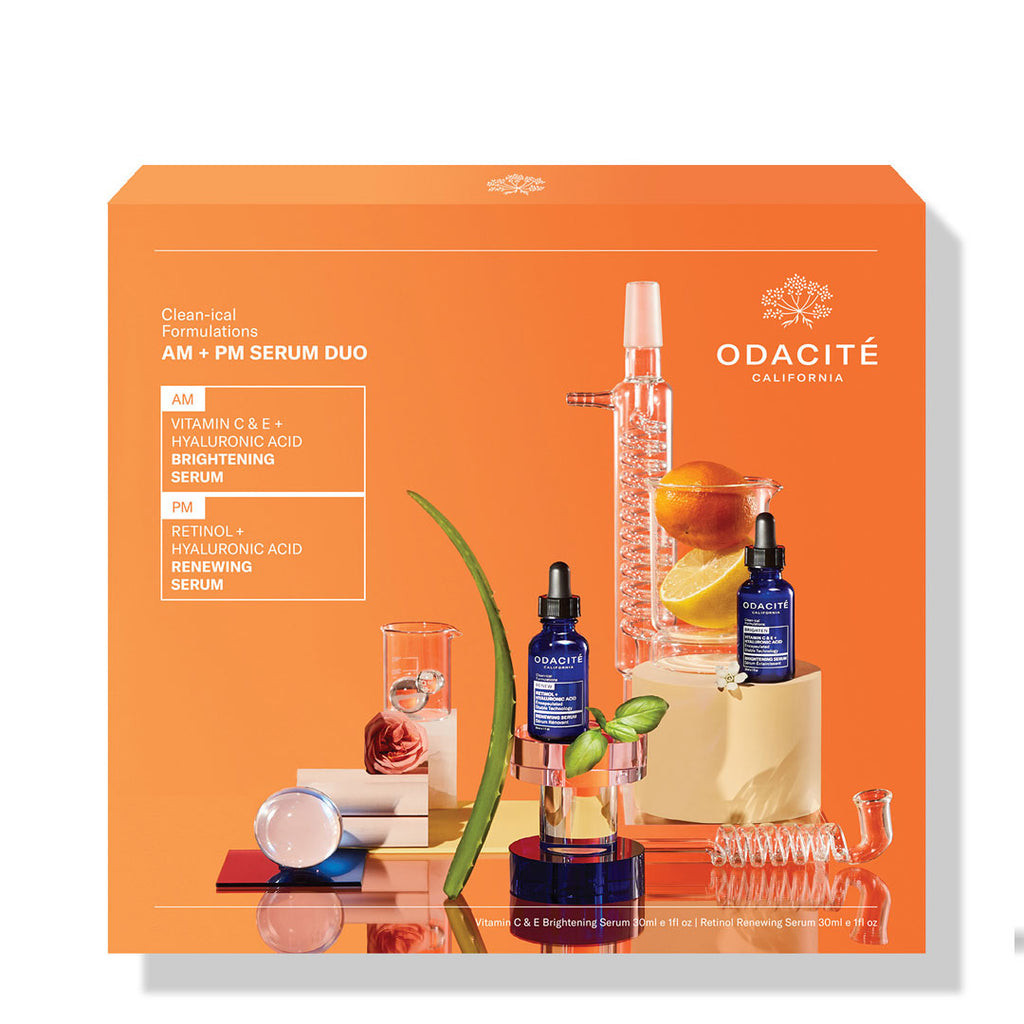 Odacite Cleanical Formulations AM + PM Serum Duo | Content Beauty