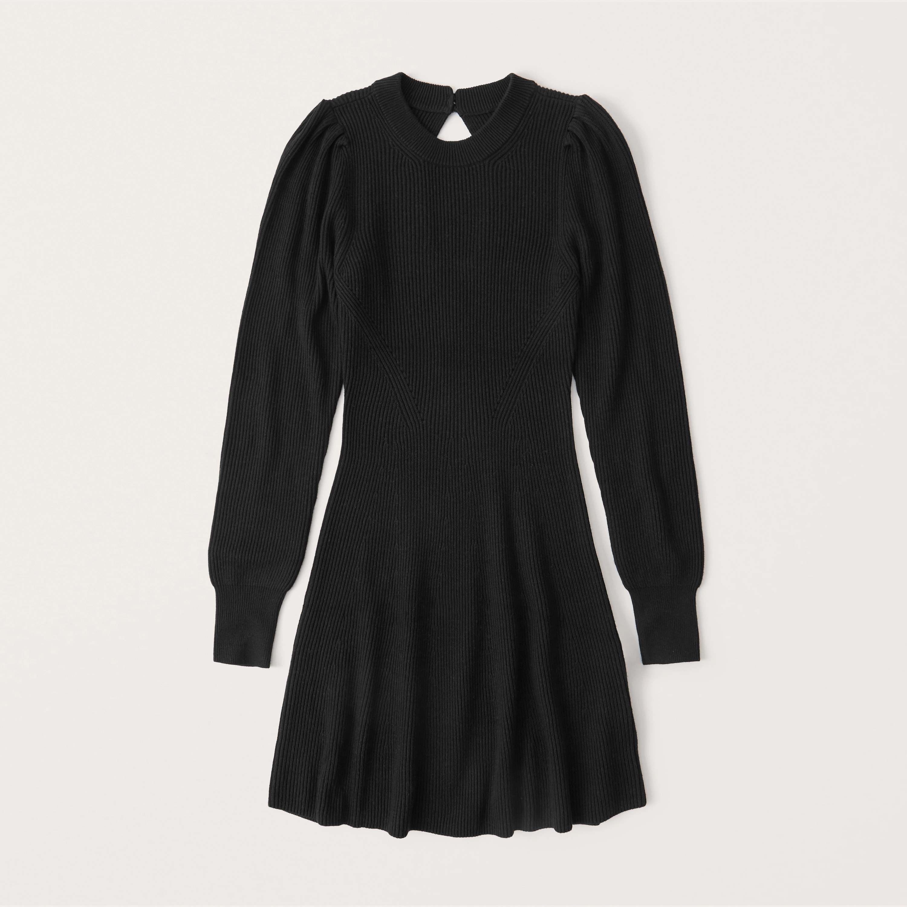 Fit & Flare Sweater Mini Dress | Abercrombie & Fitch (US)