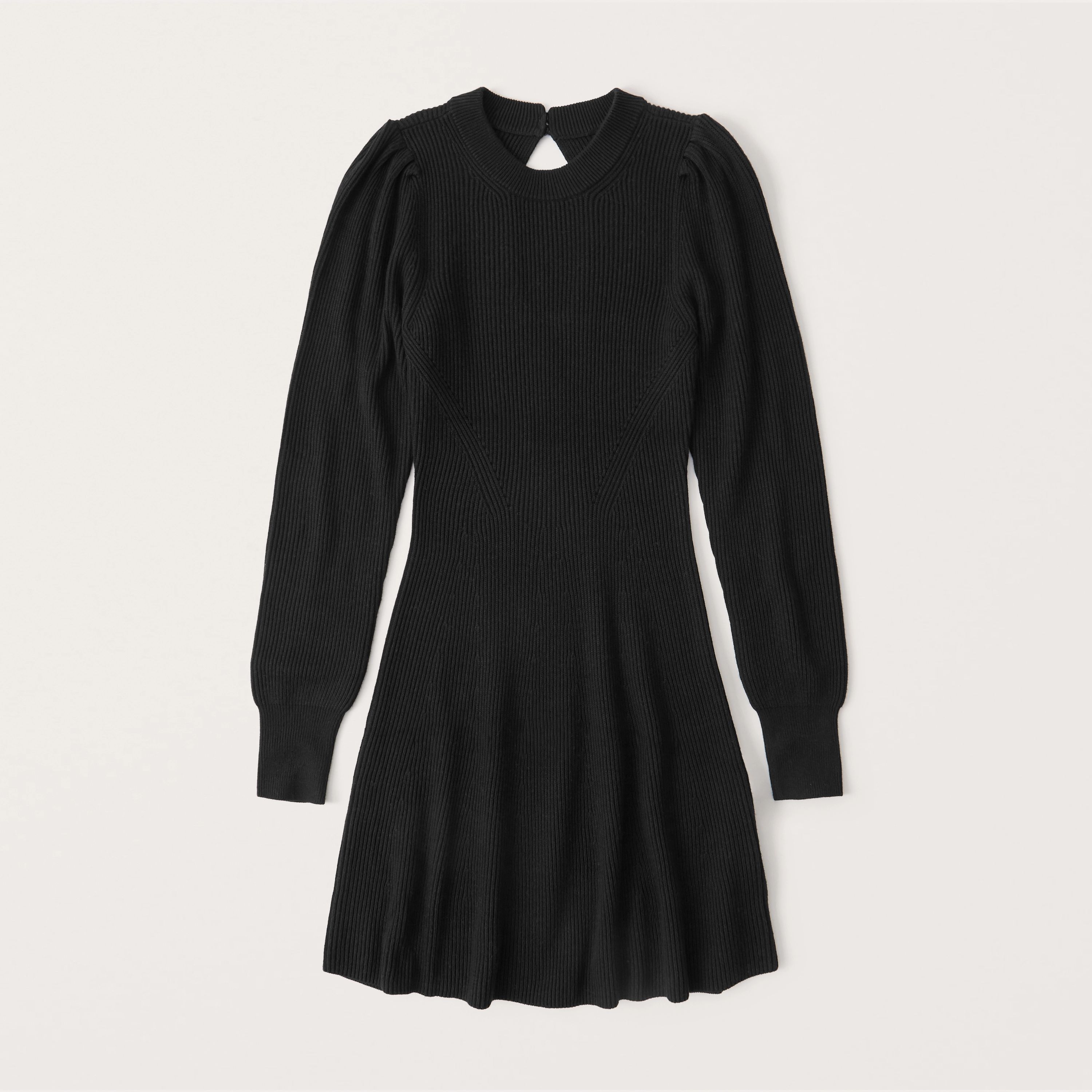 Fit & Flare Sweater Mini Dress | Abercrombie & Fitch (US)