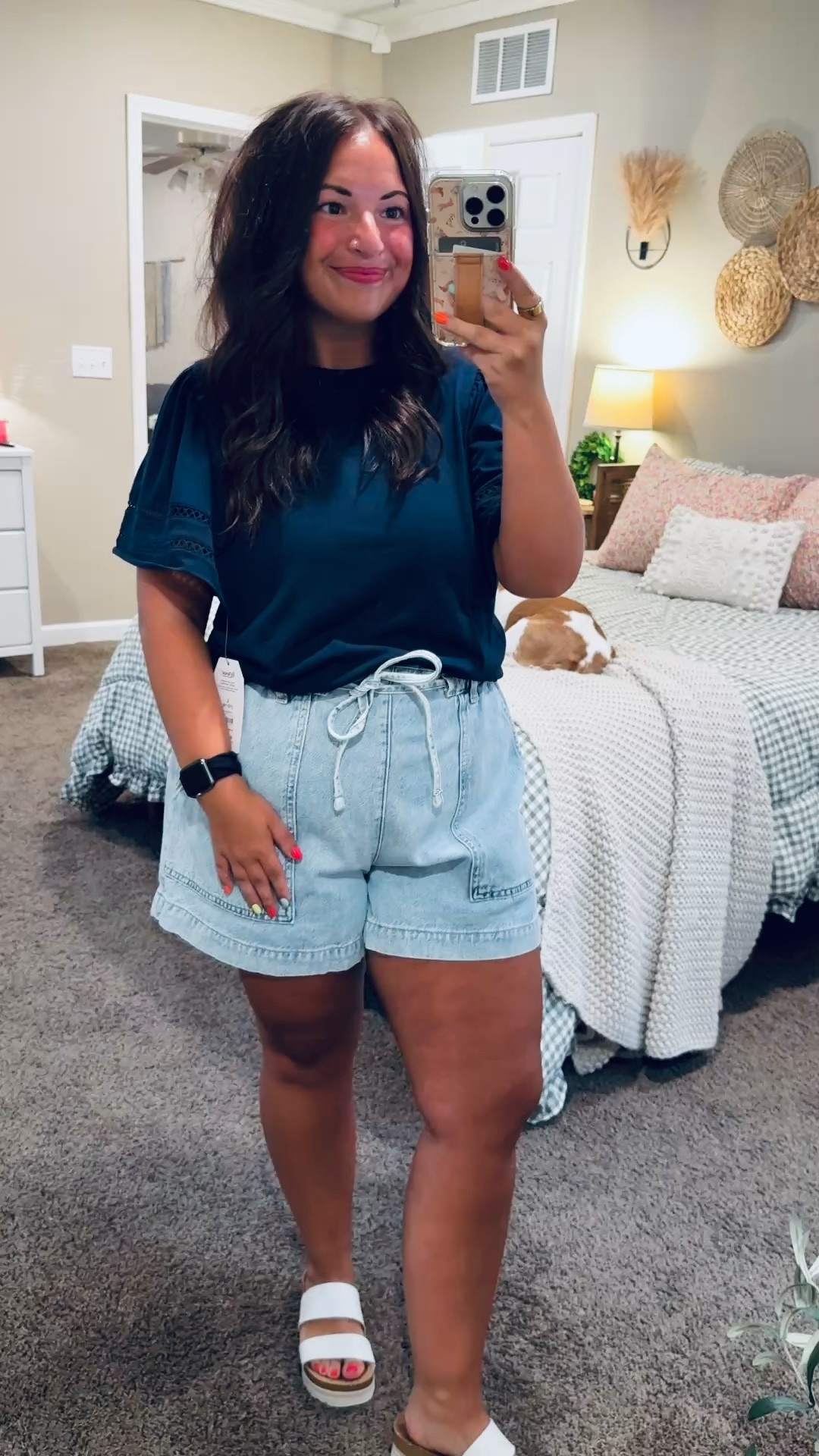 When you want to keep it simple but still feel put together ✨ This lace sleeve tee and denim shorts combo is comfortable, flattering, and easy to wear from morning errands to summer evenings.


sandals: fit true to size // wearing a 5
shorts: fit true to size // wearing a large
tee: fits true to size // wearing a large 

 #LTKootd #LTKMidsize
