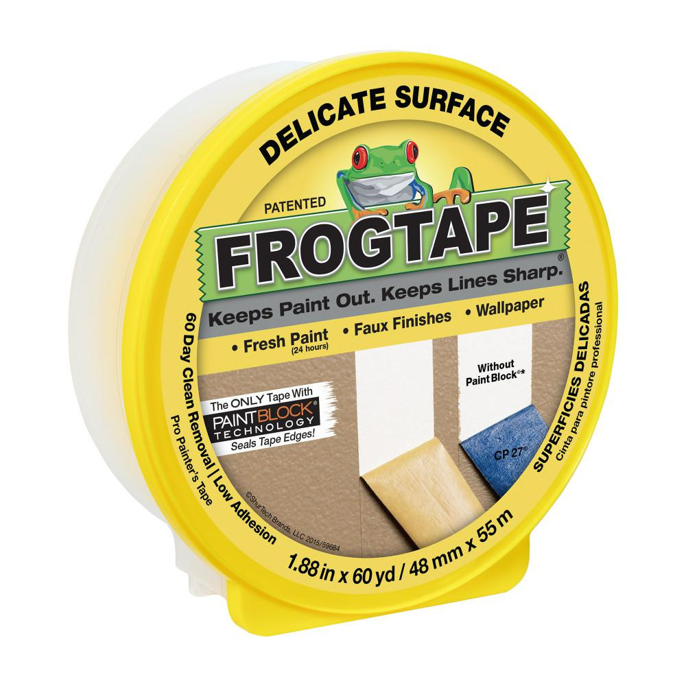 Delicate Surface 1.88 in. x 60 yds. Painter's Tape with PaintBlock (12-Pack) | The Home Depot