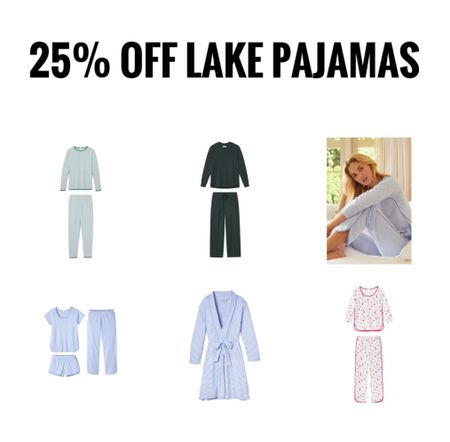 25% off lake pajamas! Great gift for any woman in your life. I wear a size small, and I like to get the cropped length when possible!

#LTKHoliday #LTKsalealert #LTKCyberweek