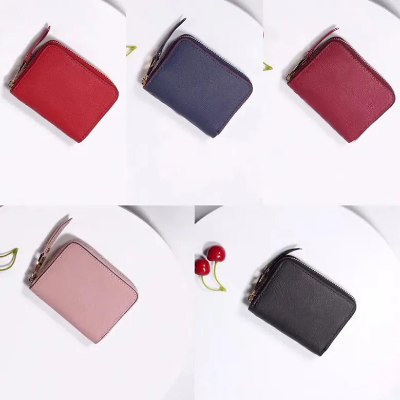 Dicky0750 walletl leather short wallet for women fashion lady money bag zipper pouch classic coin... | DHGate