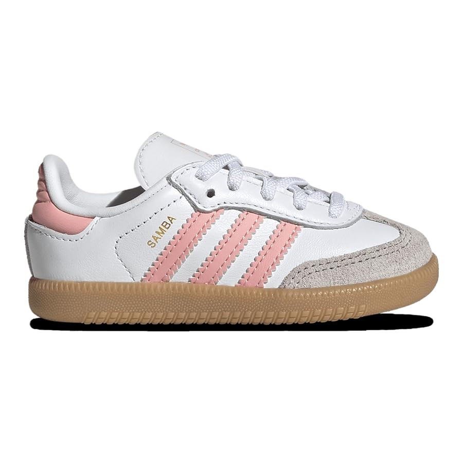 Adidas Originals Samba - Boys' Toddler (JP5488, White/Semi Pink Spark/Gum) | Amazon (US)