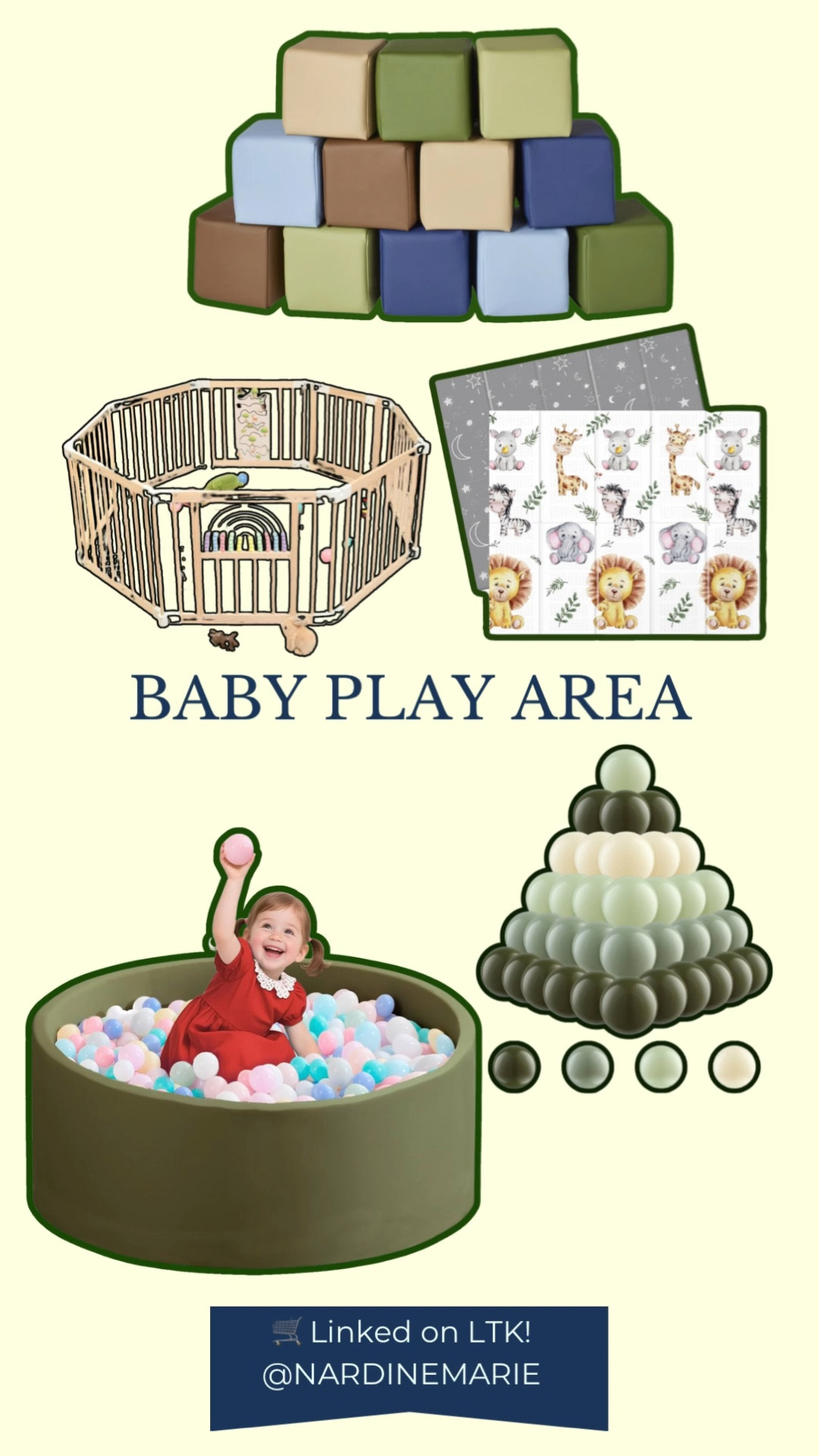I’m obsessed with this ballpit & playpen setup for Jeremiah! The quality is amazing & the playpen mat is so soft and easy to clean!!! 💃🏻💃🏻
Linked everything so you can shop the exact setup we have!

#LTKBaby #LTKKids #ToddlerPlay #LTKHome #BabyEssentials #MomLife #PlaytimeFun #BabyFavorites #BabyGear #HomeWithKids #ToddlerTime #MomApproved #LTKFinds

#LTKFindsUnder100 #LTKFindsUnder50 #LTKBaby
