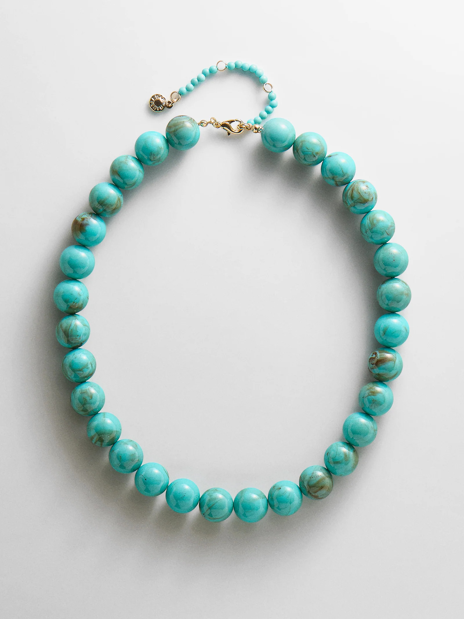 Mini Jane Beaded Necklace - Turquoise | BaubleBar