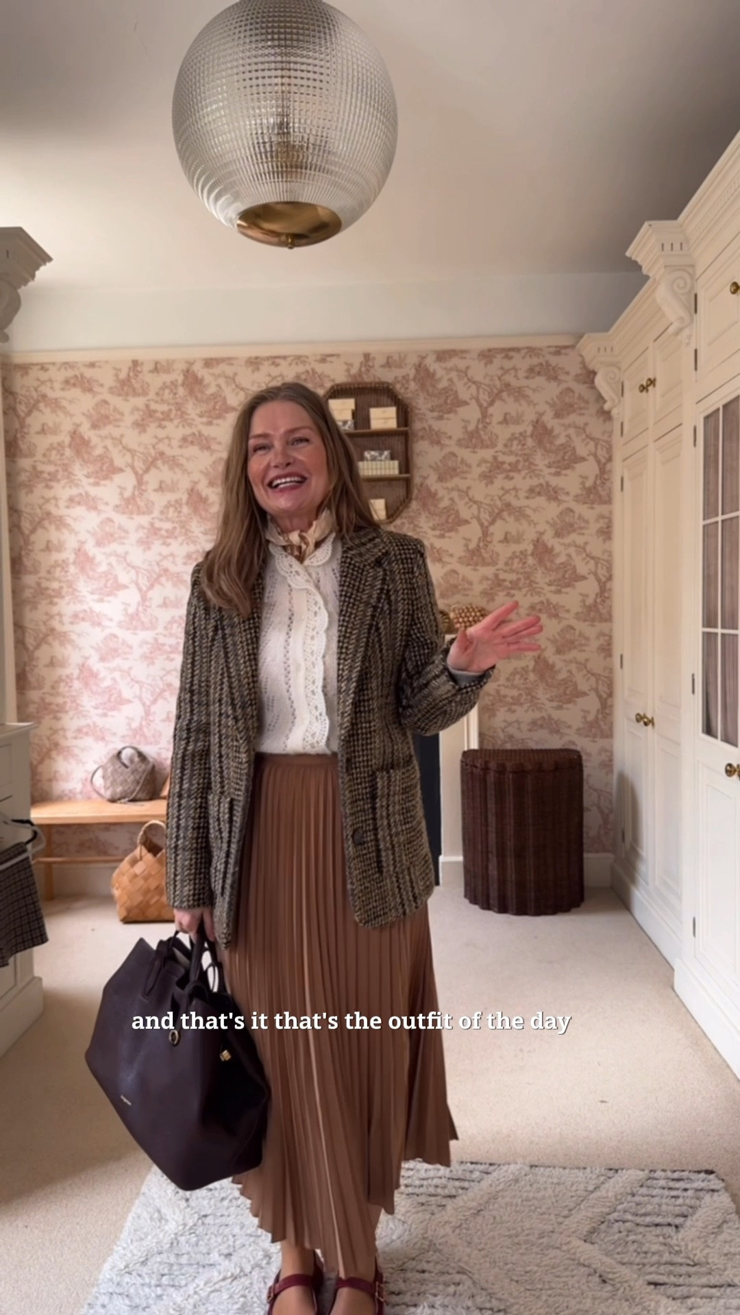 What I wore for working from home - pleated midi skirt, soft cardigan and velvet Mary janes 

#LTKwinter #LTKuk #LTKautumn