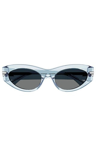 Bold Ribbon in Transparent Light Blue & Solid Grey | Revolve Clothing (Global)