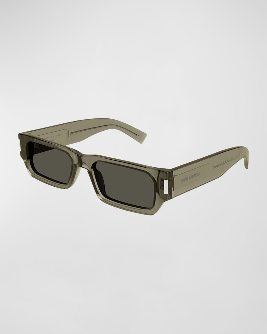 Men's SL 660 Acetate Rectangle Sunglasses | Neiman Marcus