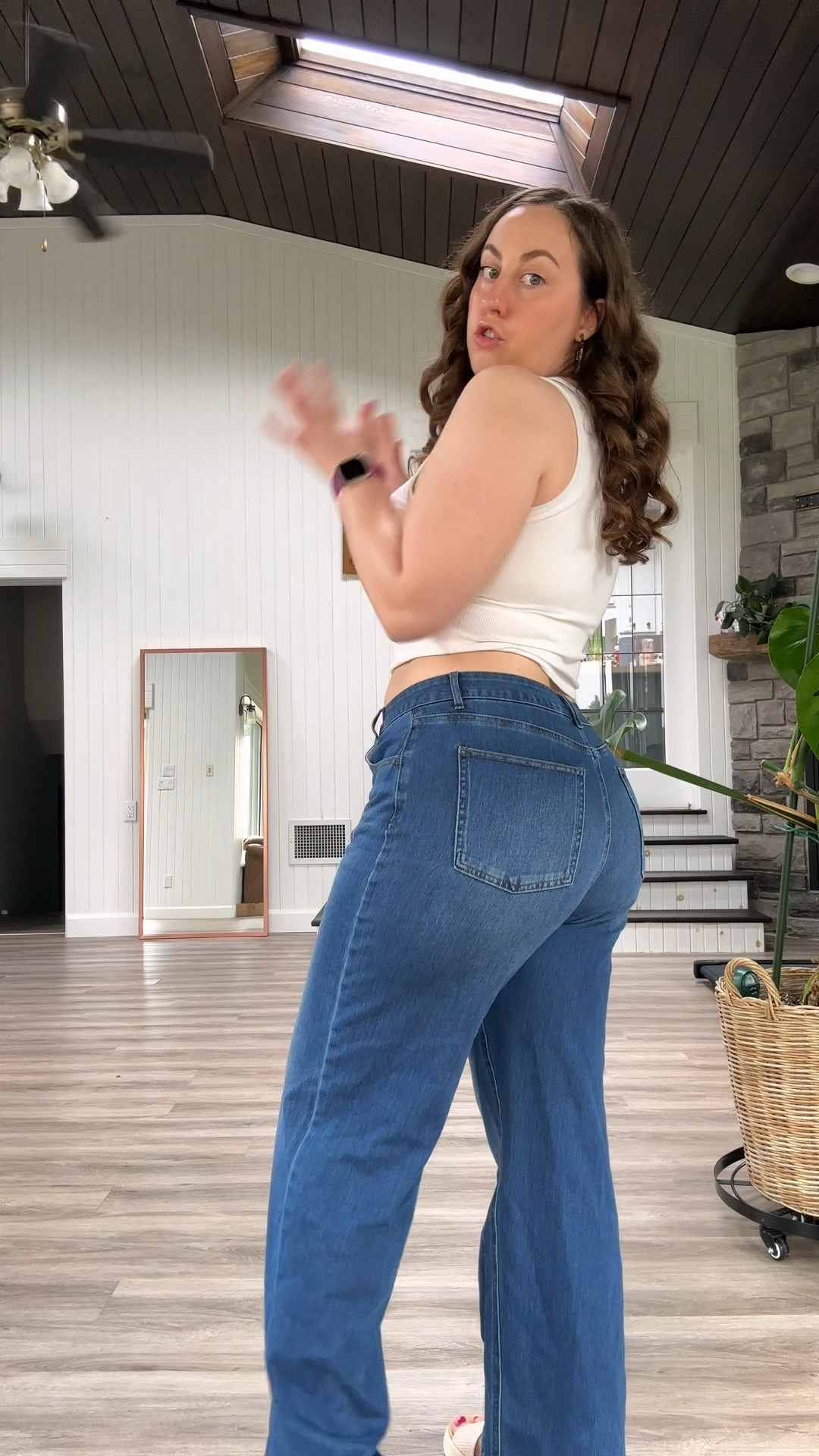 As a woman with wide hips for my size and quite petite, I have been wearing Halara Flex jeans almost exclusively for the past year or so! They are super stretchy, so you can go with your regular size and they will stretch to fit your bum + legs, but still sit tight enough on the waist to avoid gapping. I personally only have the wide leg styles, but they do also make flares, skinny jeans, and straight leg or bootcut! Cannot recommend them enough - and I have the styles I usually wear linked on my LTK if you are interested! 

#LTKMidsize #LTKStyleTip #LTKPetite