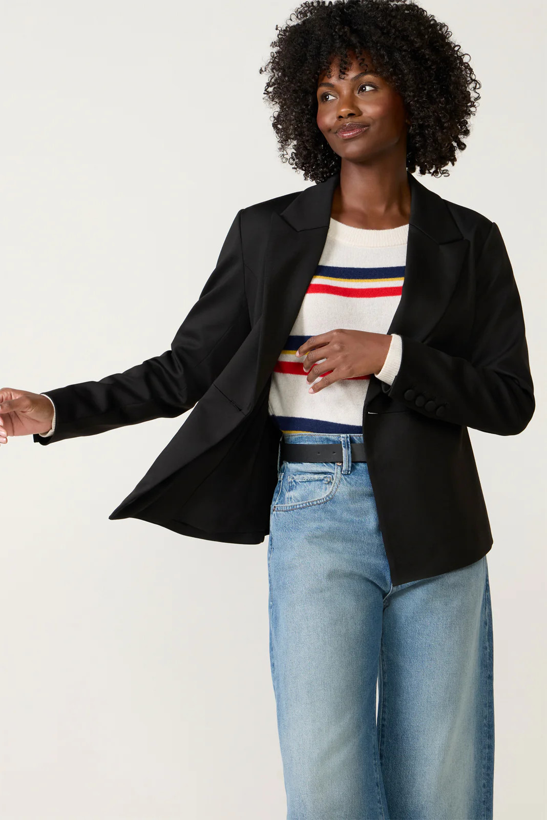 Chrissy Ponte Blazer | Evereve