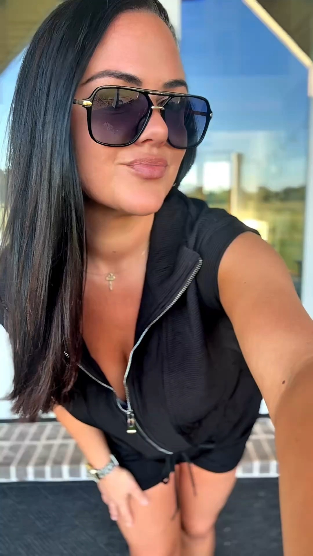 The summer romper that goes everywhere 🖤 Beach. Vacation. Date night. Girls trip. Brunch. She’s versatile, she’s cute, she comes in many colors! Half-zip short sleeve romper. 

#ltkstyle #ltkunder50 #ltksummeroutfit #ltk #amazonfashion #amazonfinds #romper #summeroutfit #blackoutfits

#LTKootd #LTKU #LTKSeasonal