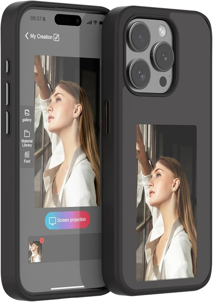 Smart Ink Phone Case - 2024 New Smart NFC E-Ink Phone Case Classic Color, Long-Lasting Imaging Di... | Amazon (US)