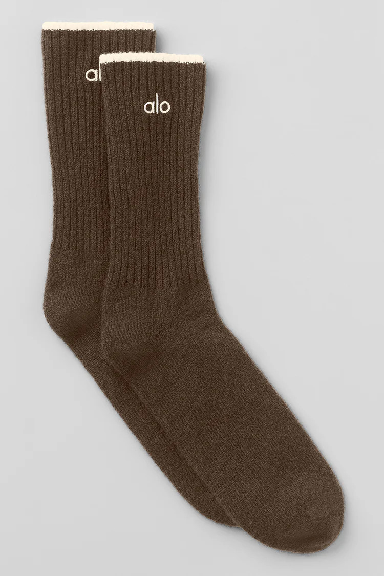 Unisex Wool Cashmere Light Frosted Sock | Alo Yoga (US)