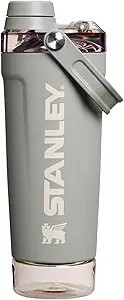 STANLEY Vitalize Shaker Bottle 20 oz | Leakproof Insulated Stainless Steel Shaker Cup | Base Stor... | Amazon (US)