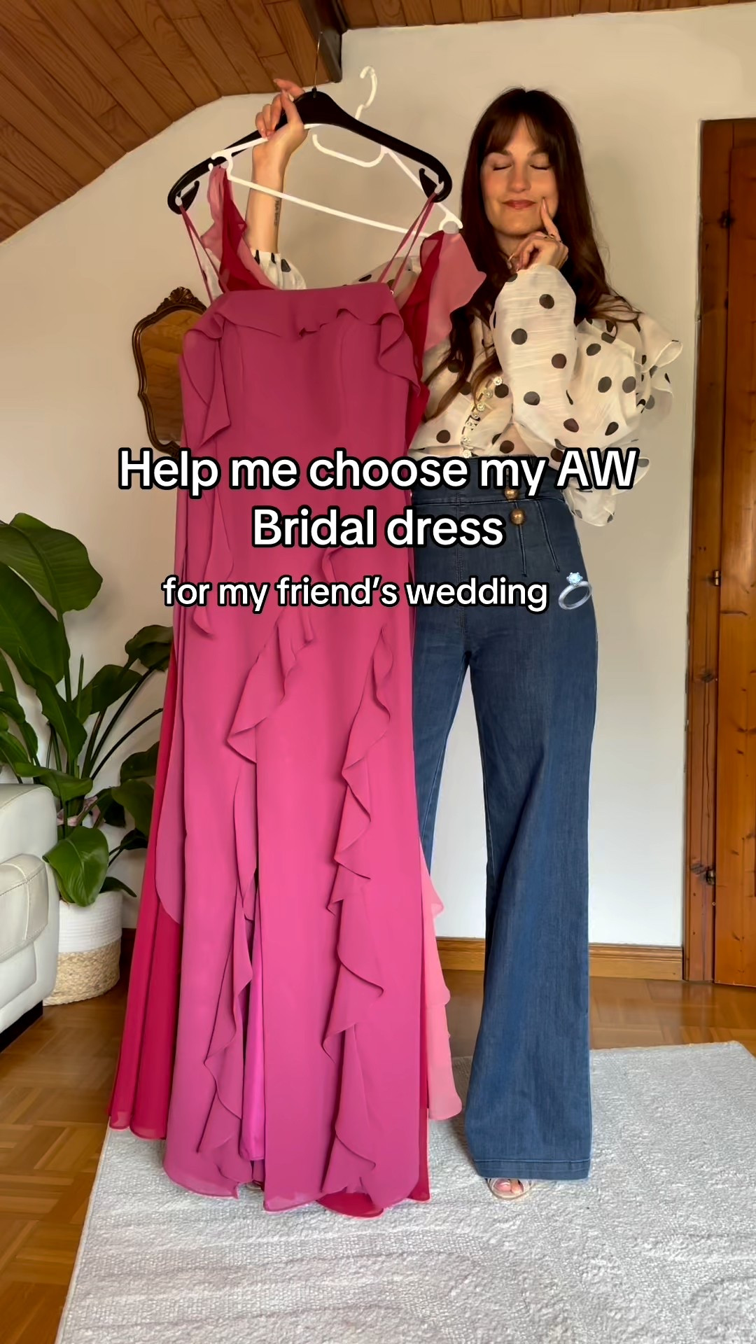 My friend's wedding is this Saturday and I need your help to choose what dress I'm gonna wear
O which is your fav ? 1, 2 or 3 ?
I'm wearing (in order) models: Kaiden, Anaya and Sam from @AW.Bridal and you have 10% off with the code CV10
#weddingguestdress #weddingguestoutfits #falldresses #formaldressinspo #inviteemariage 

#LTKfrance #LTKwedding #LTKdresses
