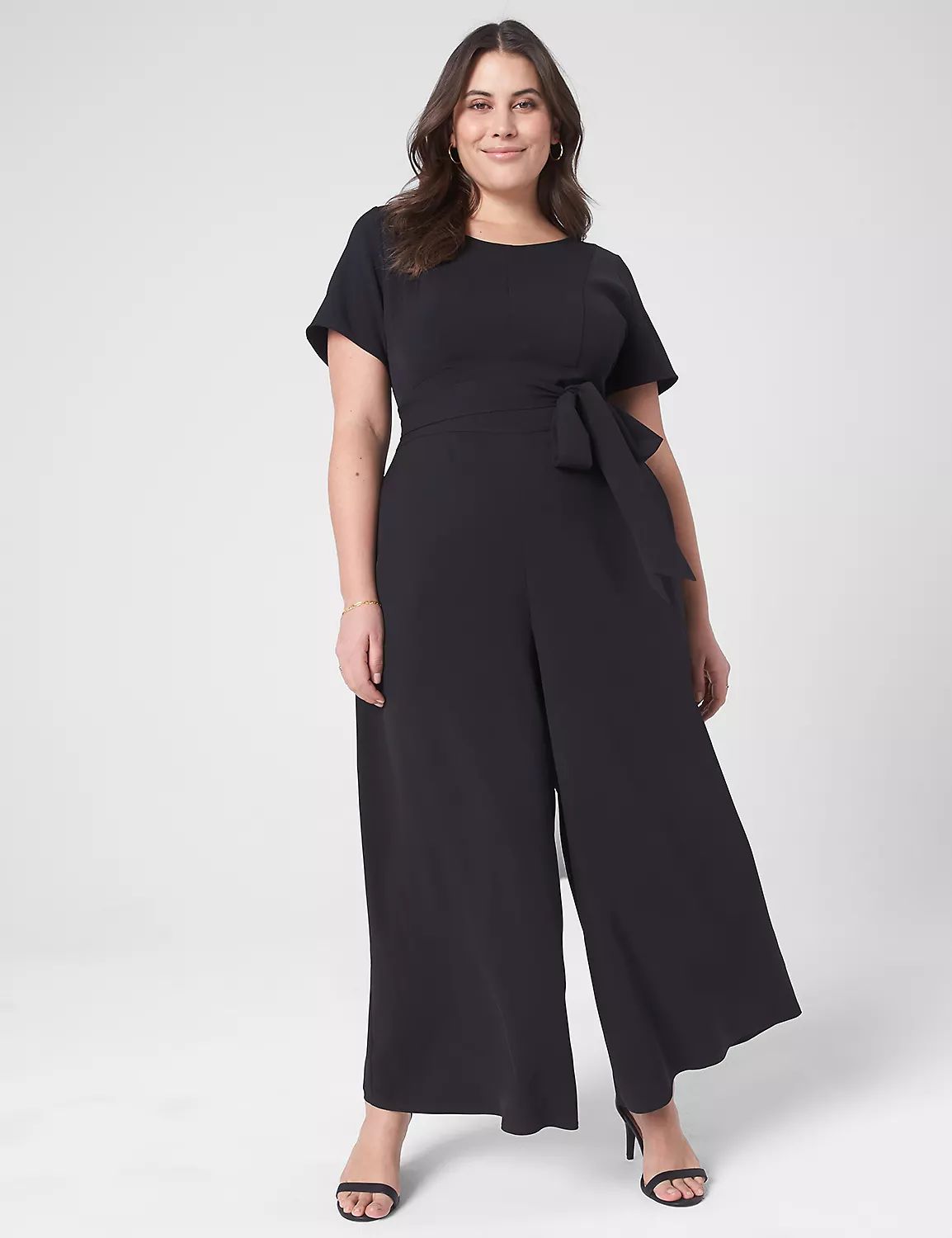 Lena Ankle Wide Leg Jumpsuit | LaneBryant | Lane Bryant (US)