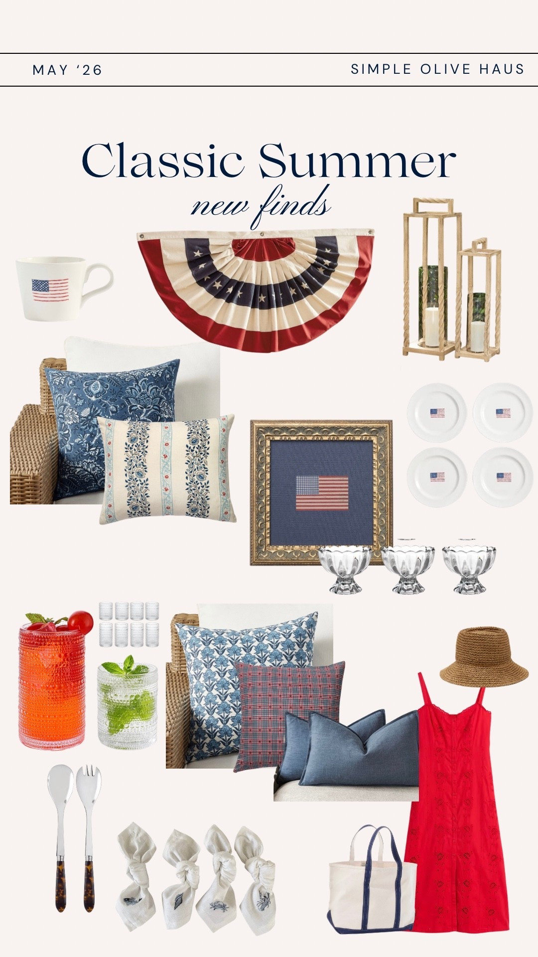 NEW classic summer essentials 🇺🇸☀️

#LTKHome #LTKSeasonal #LTKSaleAlert