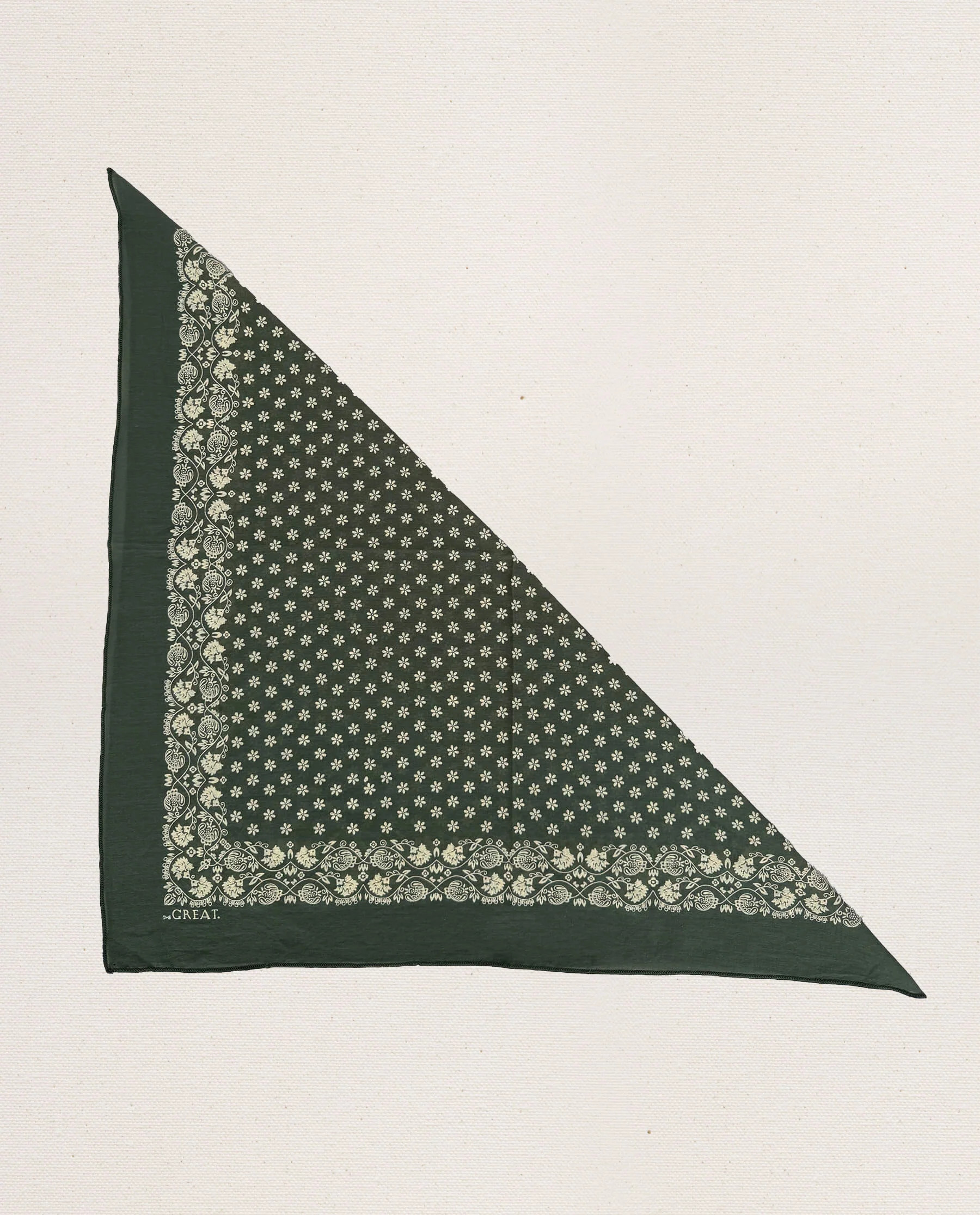The Bandana. -- Small -- Army Green | THE GREAT.