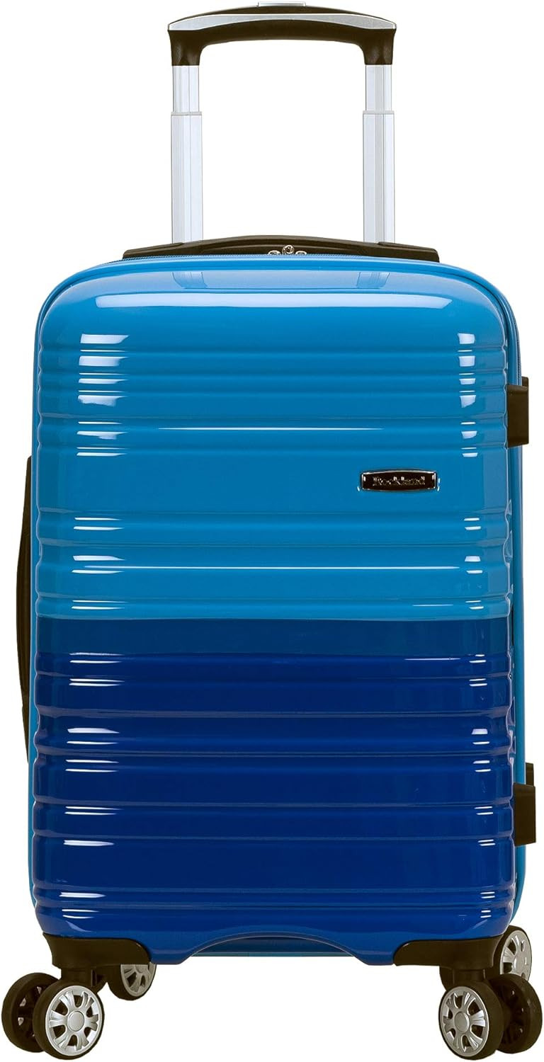 Rockland Melbourne Hardside Expandable Spinner Wheel Luggage, Two tone blue, Carry-On 20-Inch | Amazon (US)