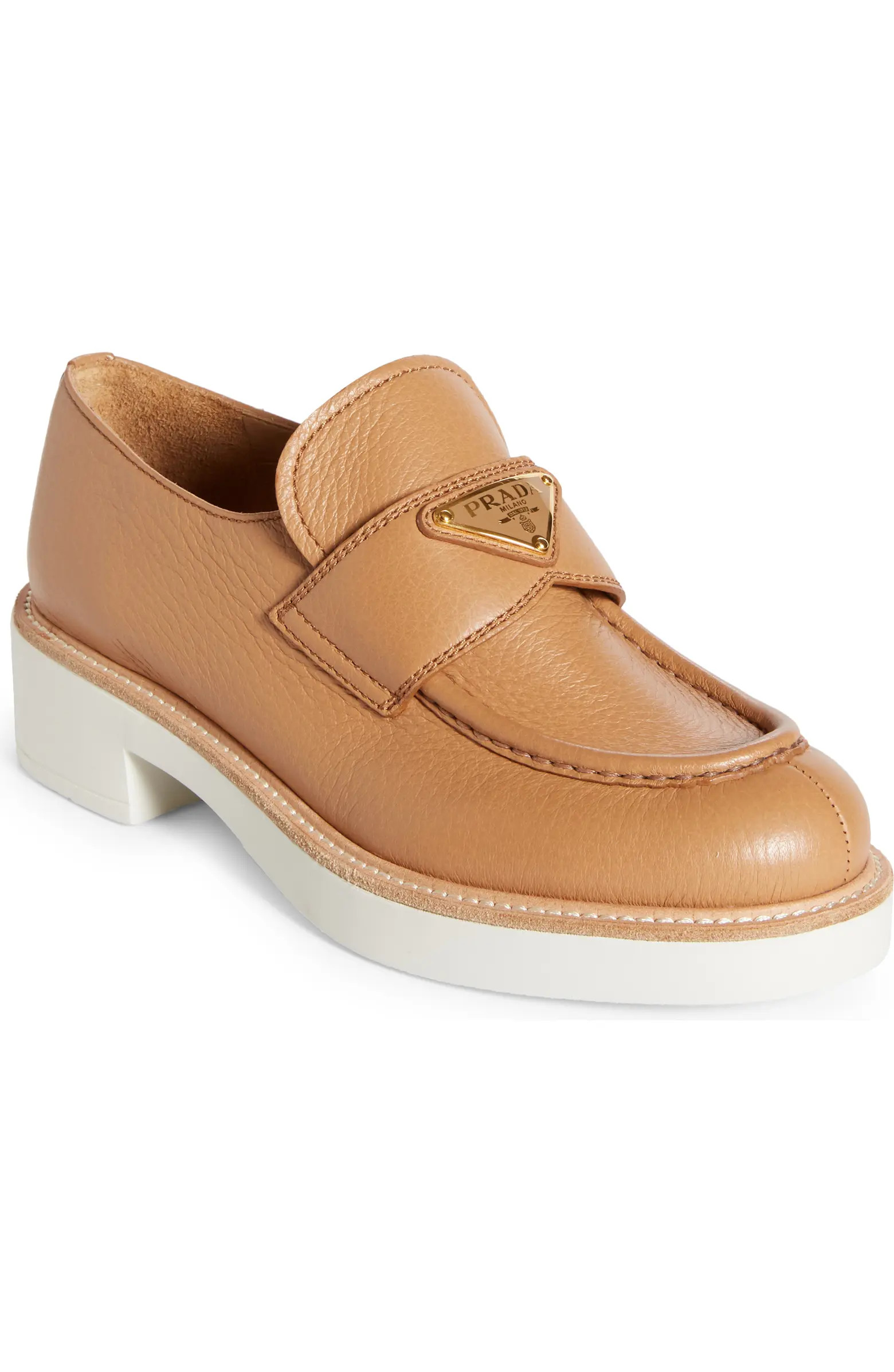 Triangle Logo Platform Loafer (Women) | Nordstrom