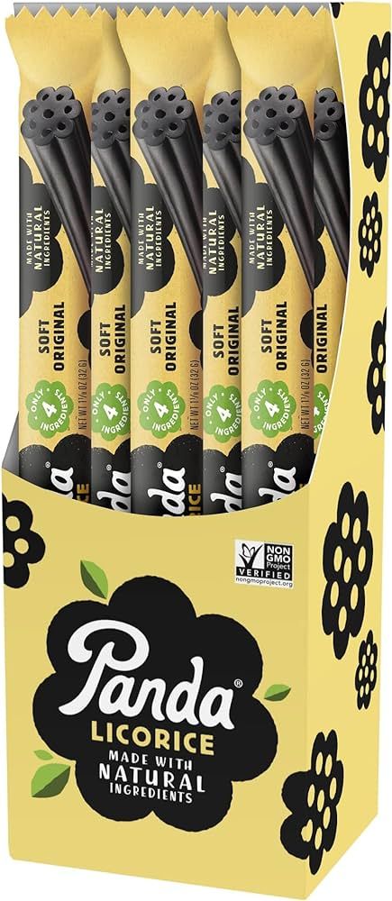 Panda ® | Natural Soft Original Licorice | Pure Panda Black Licorice Candy Made with Only Four N... | Amazon (US)