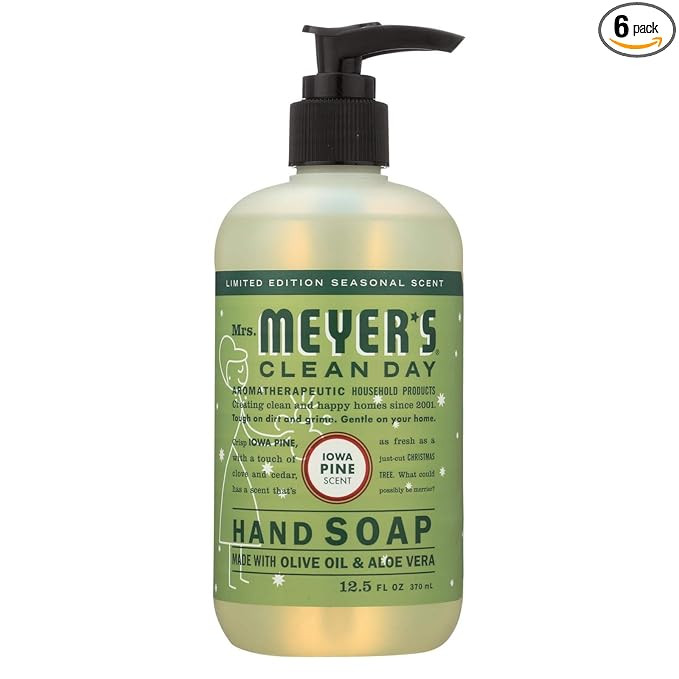 Mrs. Meyer's Liquid Hand Soap Iowa Pine, 12.5 Fl Oz (Pack of 6) | Amazon (US)
