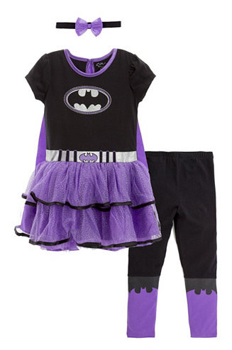 Costume Dress Leggings Cape and Headband 4 Piece Set | Macy's