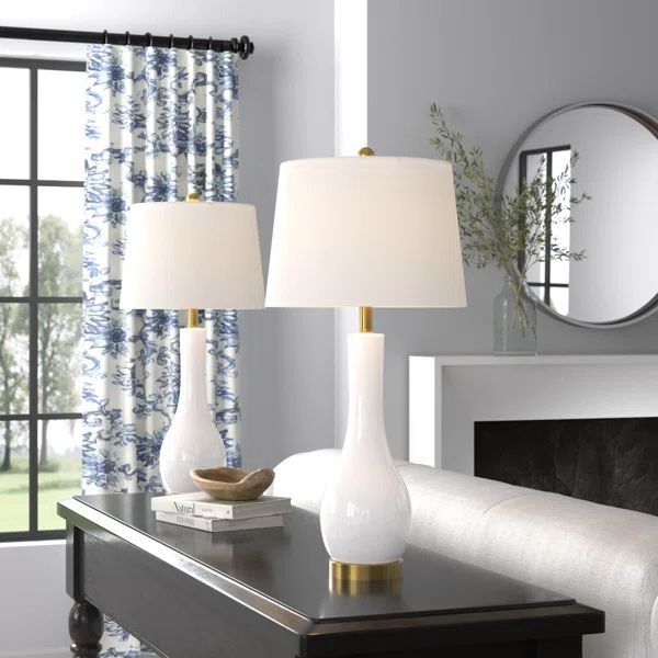 Leithgow 28.5" Table Lamp Set with USB | Wayfair Professional
