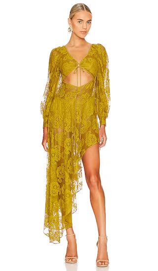 Tiana Midi Dress in Yellow | Yellow Dress Dresses | Vacation Dress Outfits | Spring 2023 Outfits  | Revolve Clothing (Global)