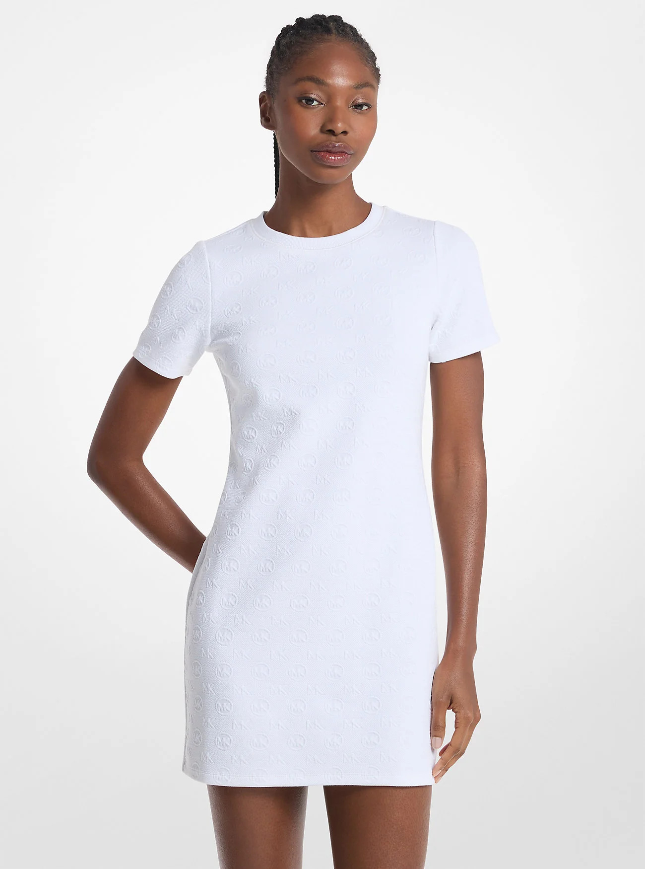Logo Jacquard Dress | Shop Simon