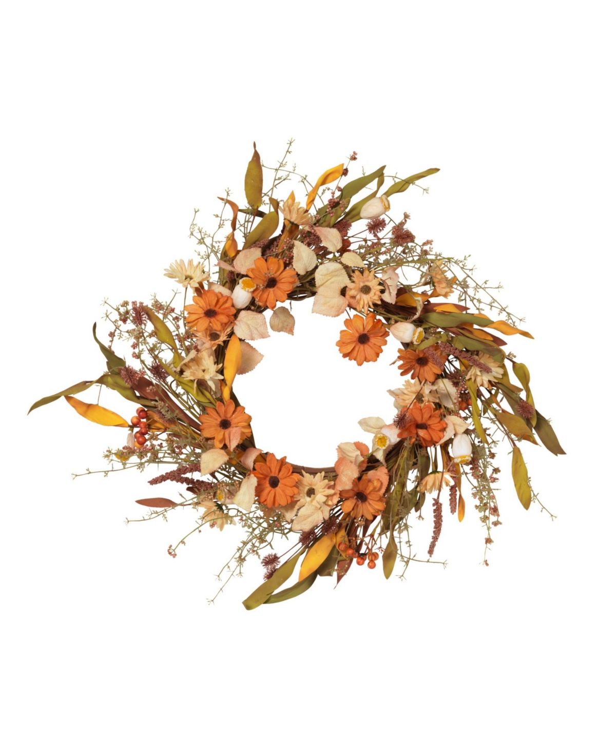 Gerson International Harvest Wreath with Fall Flowers and Berries, 22 | Macys (US)