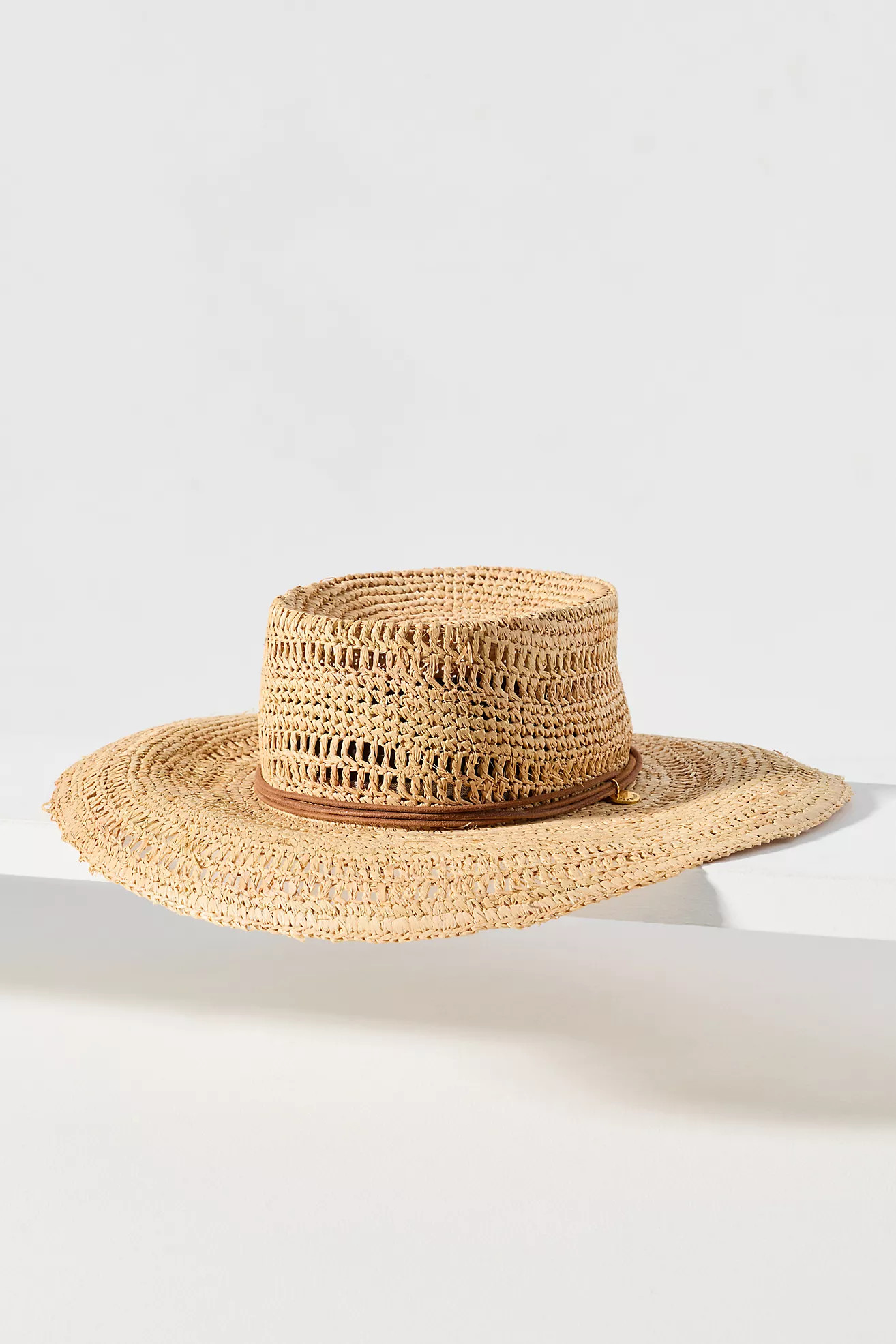 rag & bone Raffia Boater Hat | Anthropologie (US)