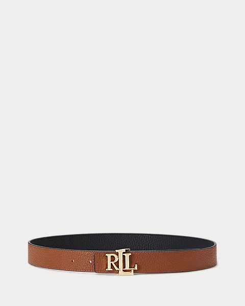 Logo Reversible Pebbled Leather Belt | Ralph Lauren (UK)