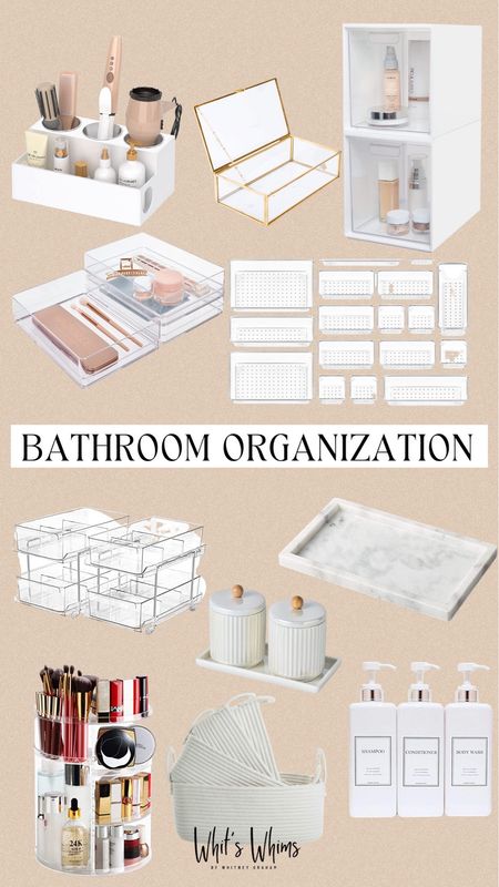 Bathroom Organization // 

amazon, amazon finds, bathroom, storage, marble tray, makeup storage, baskets, organization 

#LTKunder100 #LTKunder50 #LTKSeasonal