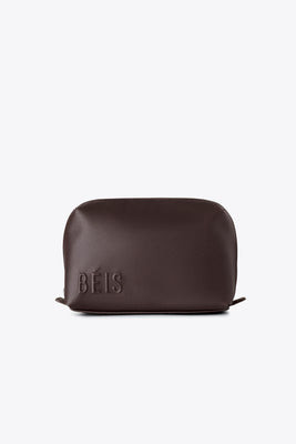 The Small Cosmetic Pouch in Espresso | BEIS