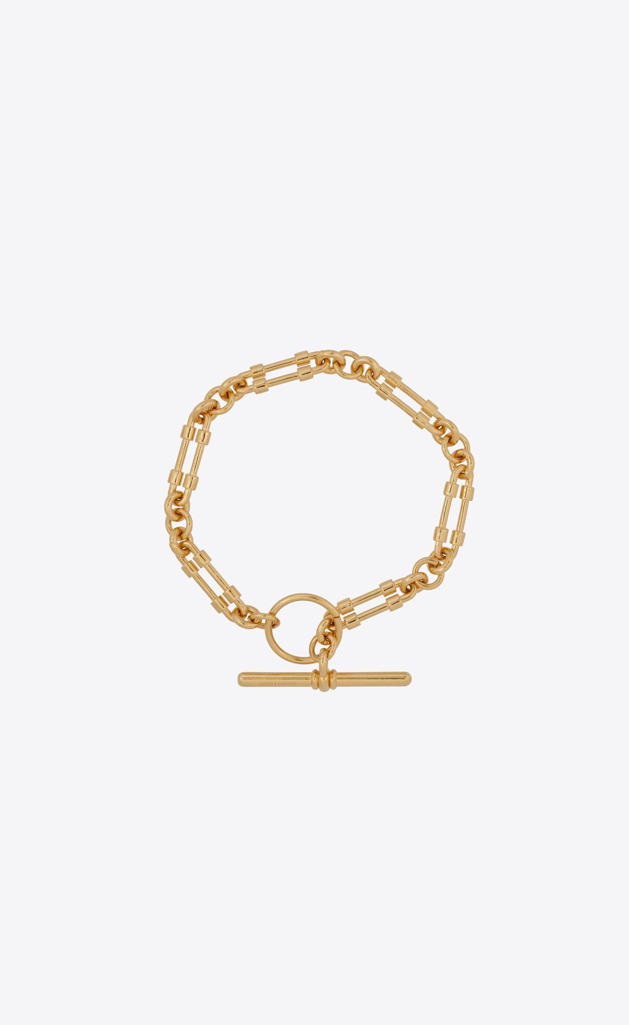 t-bar bracelet in metal | Saint Laurent Inc. (Global)