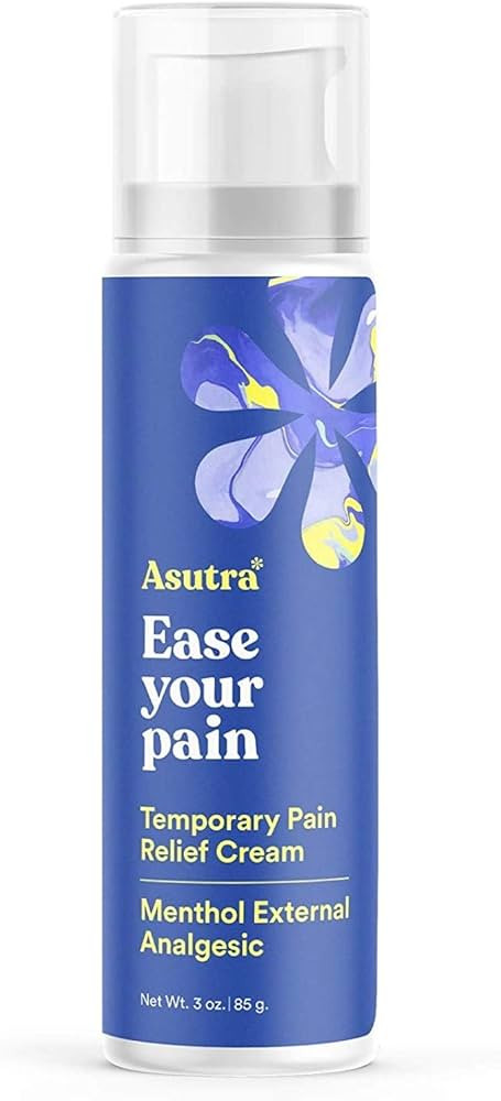 ASUTRA Relief Cream, 3 oz | Cooling Relief | Formulated from Menthol, Arnica, & Dimethyl Sulfone ... | Amazon (US)