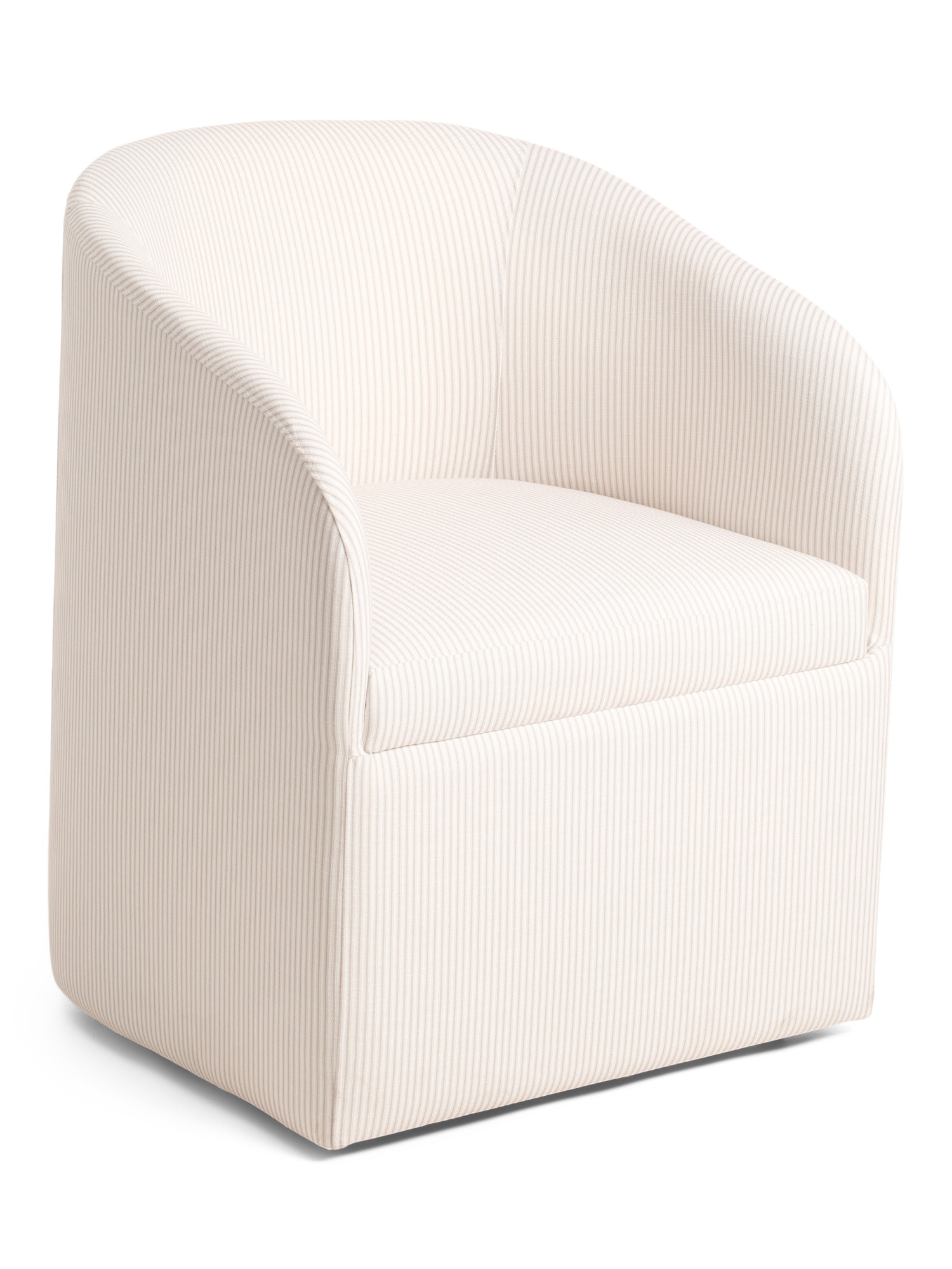 24.5x30 Kylie Striped Anywhere Chair On Casters | Furniture & Lighting | Marshalls | Marshalls