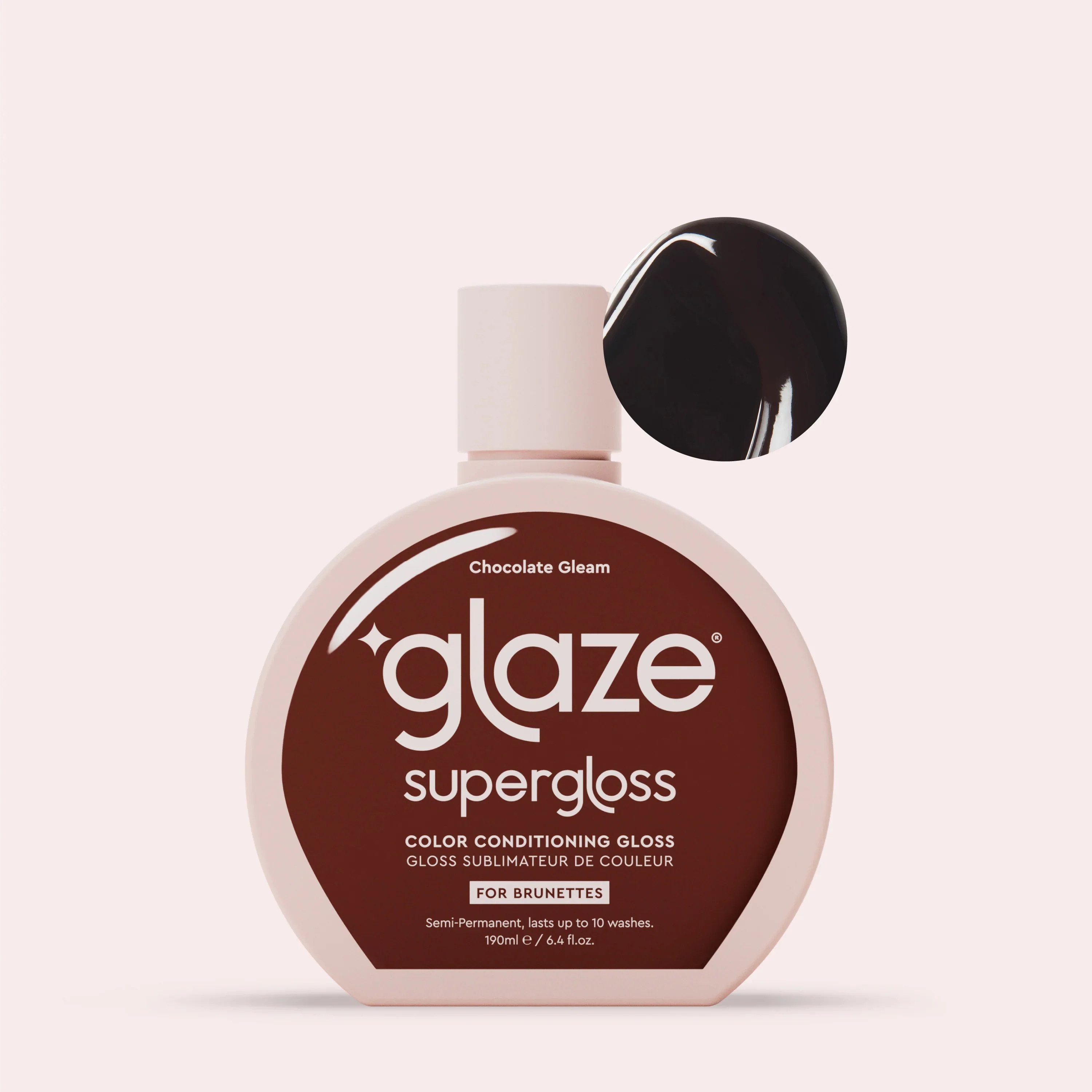 Chocolate Gleam Super Color Conditioning Hair Gloss – Glaze | Glaze Hair