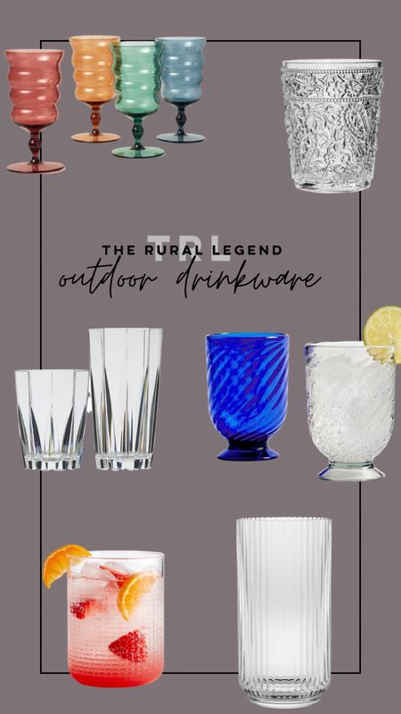 Outdoor drinkware and summer, Entertaining for Porch and Patio. Acrylic.

#LTKFind #LTKhome #LTKSeasonal