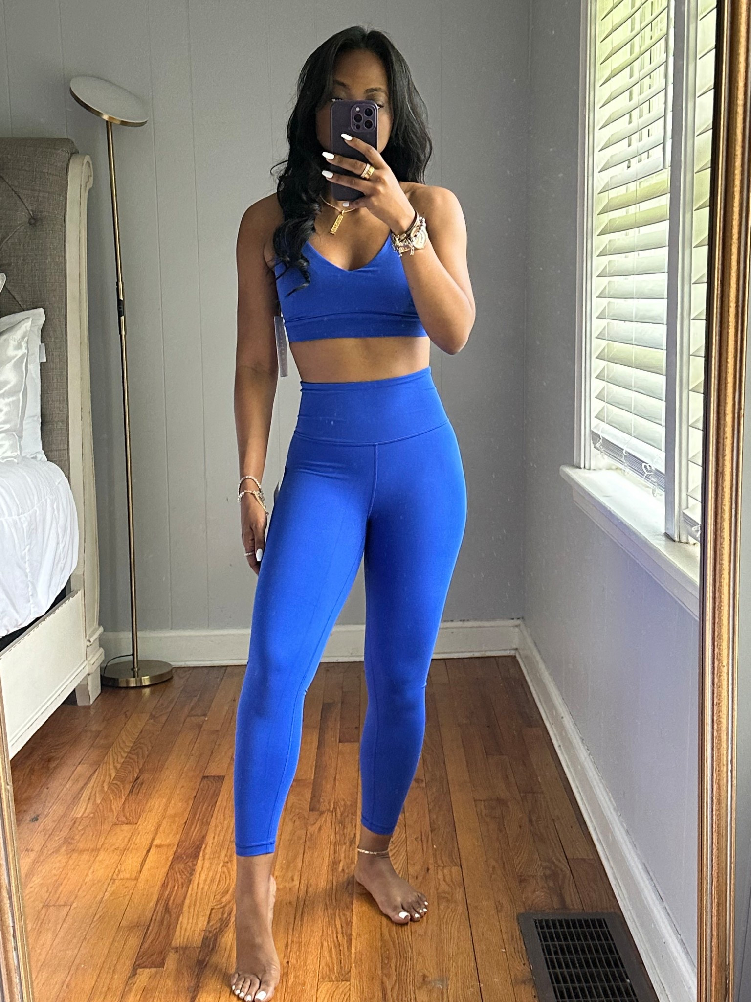 Comfiest Workout set 
Wearing size small in bottom and top 

#LTKStyleTip #LTKActive