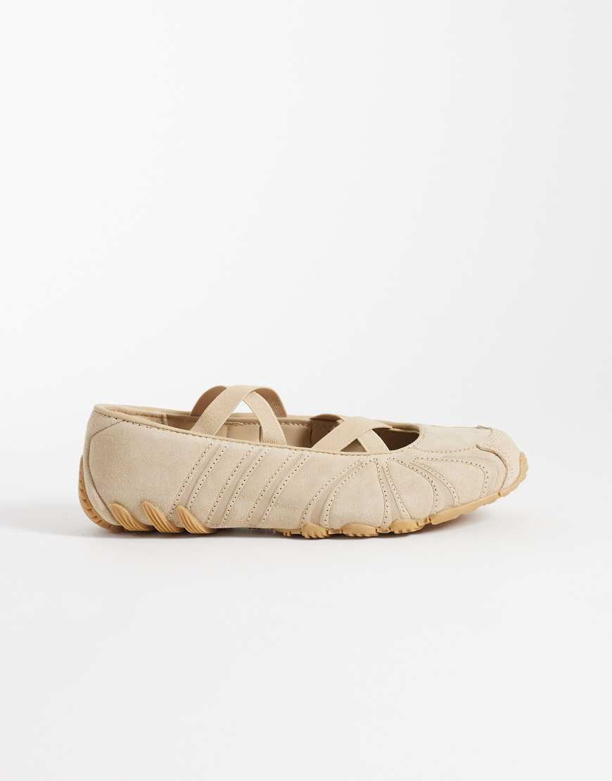 adidas Originals Ghost Sprint ballet flats in beige-Neutral | ASOS (Global)