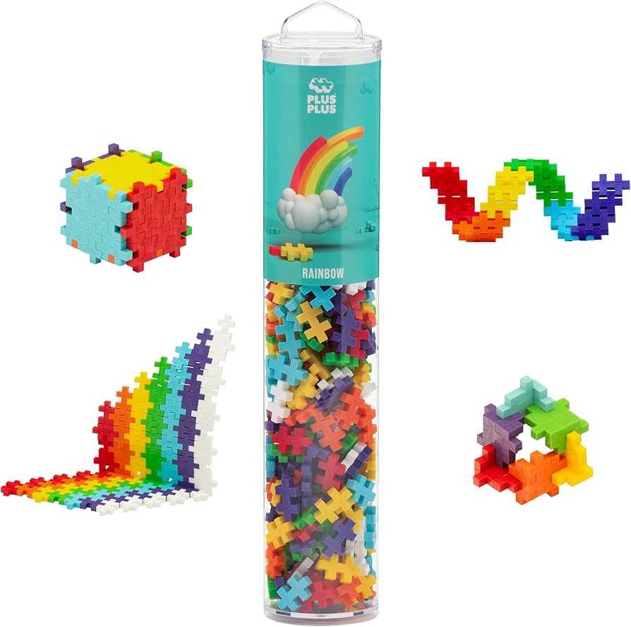 PLUS PLUS 240 Piece Interlocking Building Blocks for Kids, Open Ended Connecting Toys, STEM Bin C... | Amazon (US)